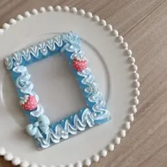 ホイップデコ トレカケース 水色 青 ブルー