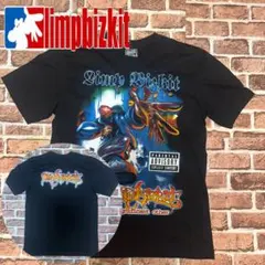 【Lサイズ】リンプビズキット☆バンドTシャツ　両面プリント　ブラック　新品未使用