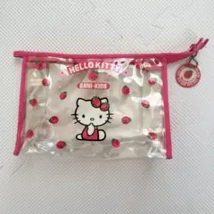 HELLO KITTY ストロベリー柄ポーチ