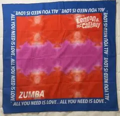 ZUMBA バンダナ　ピンク赤タイダイ　正規品のサムネイル