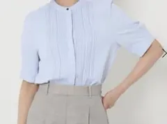 プリーツ 半袖シャツgreenlabel relaxing フリーサイズ