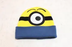 【極美品】フリーサイズ　ミニオン　ニット帽　ビーニー　USJ　ユニバ　公式