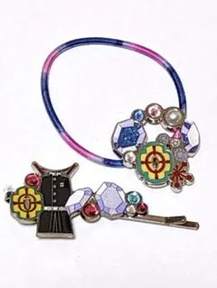 鬼滅の刃 USJ ヘアゴム ヘアピン 宇髄天元