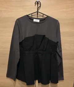 mik様専用 オペークドットクリップ ビスチェドッキングカットソー　Lサイズ