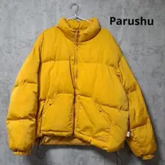 Parushu ペルーシュ イエロー中綿ブルゾン ダウンジャケット コート L