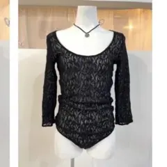 itimi バラ シースルーボディスーツ