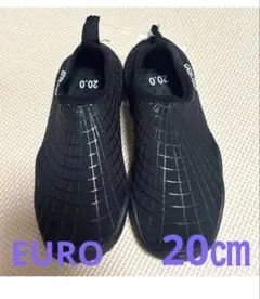 EURO 水陸両用 サンダル ブラック 黒 20㎝ キッズ 子供 靴 海水浴のサムネイル