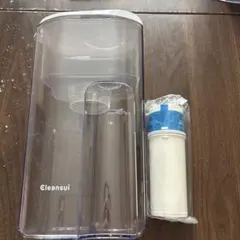 Cleansui ポット型浄水器 本体　未使用カードリッジ1本セットのサムネイル