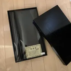 【新品未使用】喪服用　深泥黒　帯揚・帯締めセット★黒帯締、黒帯揚