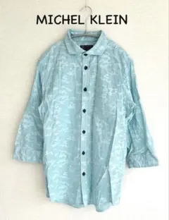 MICHEL KLEIN ミッシェルクラン オム　七分袖 シャツ　ブラウス　48