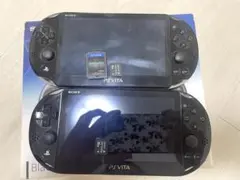 T*A様 PSVita ブラック 本体 2台 ジャンク品 sdカード ソフト付オ