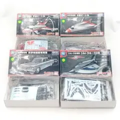 未使用 ウルトラマン メカコレクション 4種 ミニ プラモデル セット