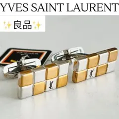 イヴサンローラン　カフリンクス カフスボタン　カフス　シルバー　銀　ブランドのサムネイル