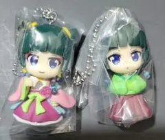 でふぉフィグ　薬屋のひとりごと　キーホルダー　ガチャ　猫猫2種セット