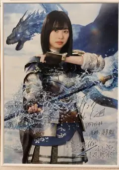 日向坂46 藤嶌果歩 印字サイン入り B2ポスター ひな図書 非売品 日向坂46 藤嶌果歩 直筆サイン入 B2ポスター ひな図書 上位5名限定