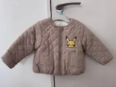 モンポケ①　内側フリース　キルトジャケット