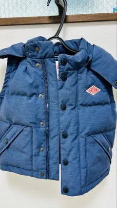 DANTON ネイビー ダウンベスト