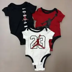 ベビー 男の子 ジョーダン ロンパース 3枚セット 3M 56〜62cm