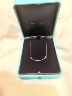 coro様専用【未使用】Tiffany & Co. ゴールド　スマイルネックレス