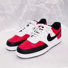 NIKE コート ビジョン 26.5 レッド ホワイト ブラック US8.5