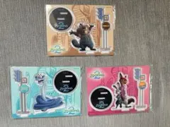 ズートピア　アクリルスタンド　3枚セット