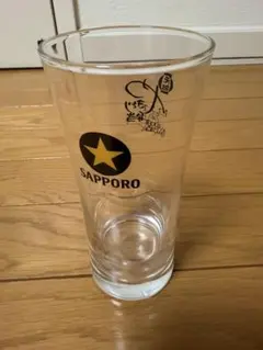 SAPPORO ハセガワストア ロゴ入り ガラス ビアグラス