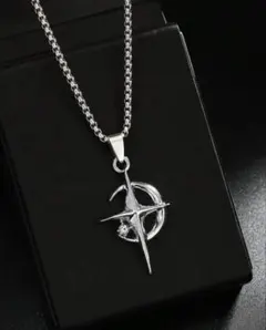 サグクラブ シルバーネックレス ステンレス 銀opium