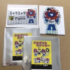 新品 阪神タイガース ミャクミャク ホログラムステッカー 万博②