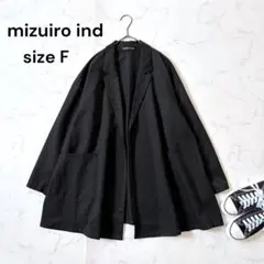 mizuiro ind テーラードシャツジャケット オーバーサイズ シンプル