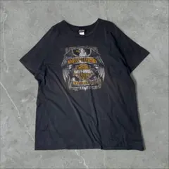 HARLEY-DAVIDSON Denney's イーグル ビッグロゴ Tシャツ