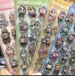 大人気　ラブブ　ウォーター　ボンボンドロップシール4枚セット