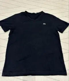 LACOSTE ブラック Vネック Tシャツ サイズ3