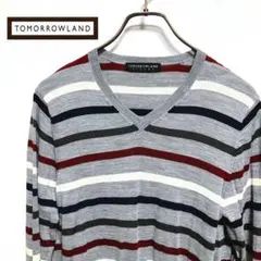 Tomorrowland ニット M トゥモローランド 長袖 ボーダー