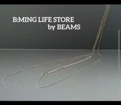 お値下げ中　BEAMS　ライトストーン 2WAY ロングネックレス　ゴールド