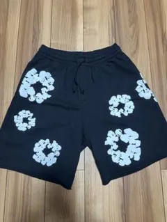 DENIM TEARS ブラック フラワープリント S