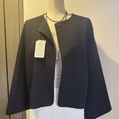 黒 LL ポンチョ・ケープコート