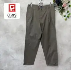CHAPS by Ralph Lauren 2タック チノパンW36L34 古着