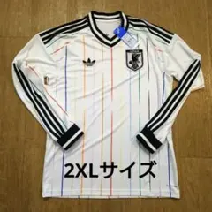 正規品 jz9697 2026 日本代表 アウェイ 長袖ユニフォーム W杯 炎