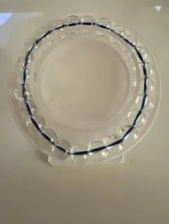 ヒマラヤ水晶ブレスレット 内径16オーバー