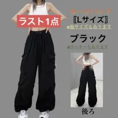 購入前にコメントください ラスト1点 カーゴパンツ L ブラック