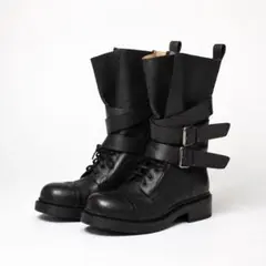 靴 multi-buckle stitched boots punk gurange multi-buckle stitched boots punk gurange - メルカリ