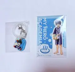 緑谷出久 極楽湯 アクリルスタンド ロッカーキー風キーホルダー