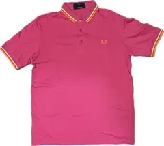 FRED PERRY ダークピンク ポロシャツ UK8 希少 80s FRED PERRY ツートンカラー ポロシャツ イギリス製 40 - メルカリ