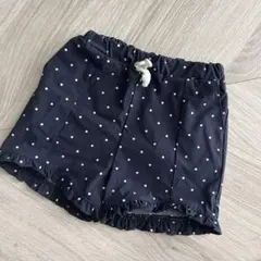 petit main 水陸両用　ドット柄パンツ 80