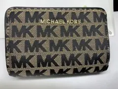 新品　MICHAEL KORS MKロゴ 二つ折り財布