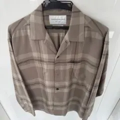 TOMORROWLAND 24AW 2/90ウール オープンカラーシャツ