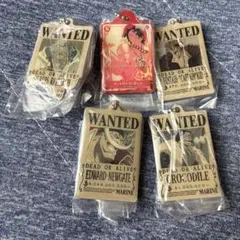 即購入❌ ワンピース ガチャガチャ 手配書キーホルダー ウォンテッドプレート