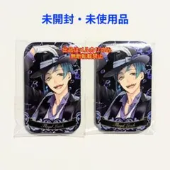 ツイステ フロイド 缶バッジ ラメキラスクエアカンバッジ 寮服