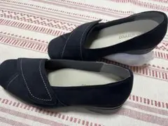 COULEUR VARIE ウェッジソール パンプス ブラック 22.5のサムネイル