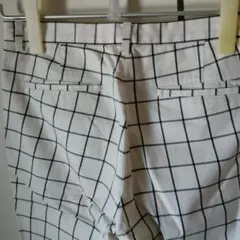 美品　BEAUTY&YOUTH チェック柄スリムパンツユナイテッドアローズ